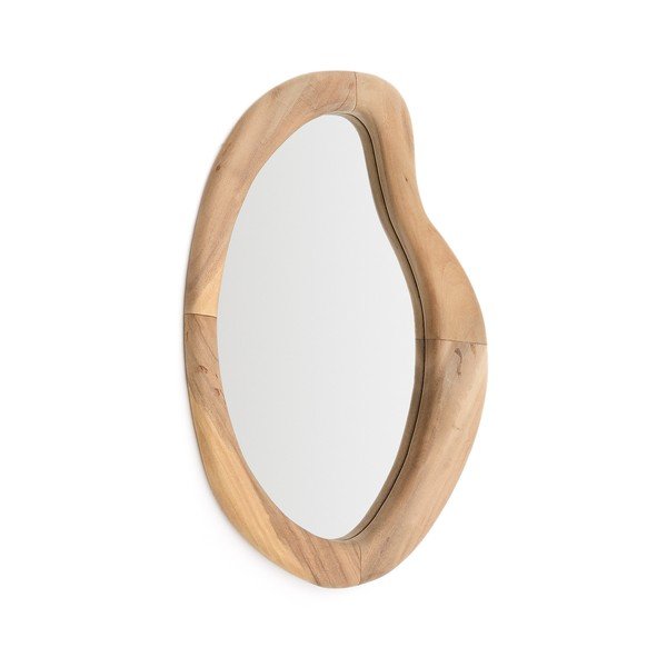 Sienas spogulis ar masīvkoka rāmi 44x68 cm Selem – Kave Home