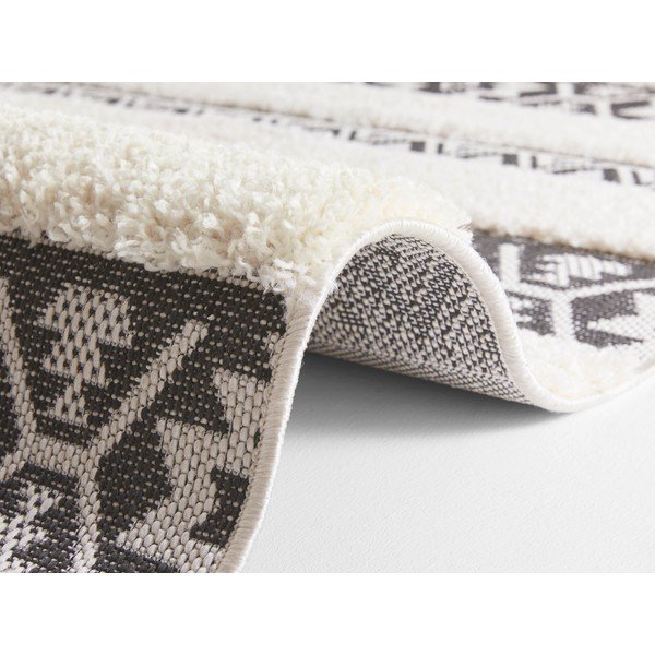 Krēmkrāsas un melns paklājs Mint Rugs Temara, 200 x 290 cm-image-1