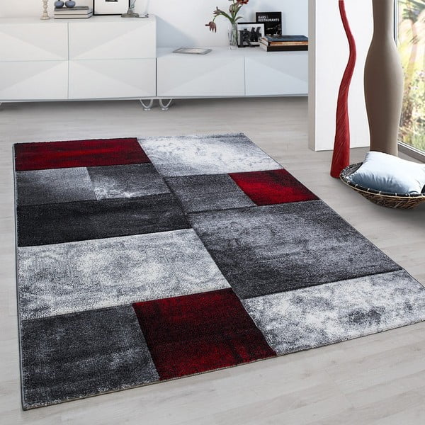 Bordo/pelēks paklājs 120x170 cm Hawaii – Ayyildiz Carpets-image-1
