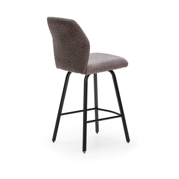 Tumši pelēki bāra krēsli (4 gab.) 65 cm Bei – Marckeric-image-4