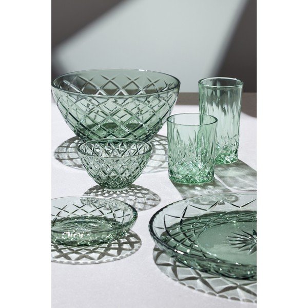 Zaļas stikla bļodiņas (4 gab.) 325 ml Sorrento – Lyngby Glas-image-1