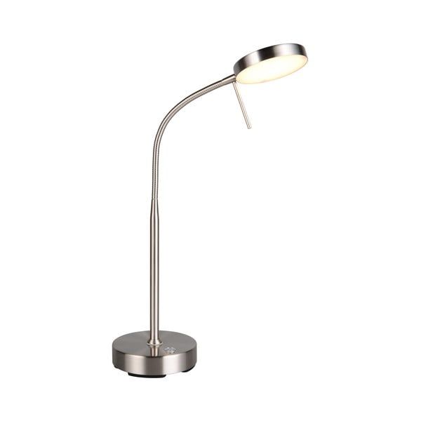 Sudraba krāsas LED galda lampa (augstums 45 cm) Moreno – Reality-image-1