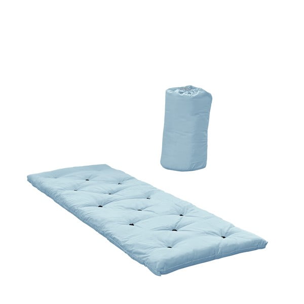 Gaiši zils viesu matracis ar uzglabāšanas maisu Karup Design Bed in a Bag