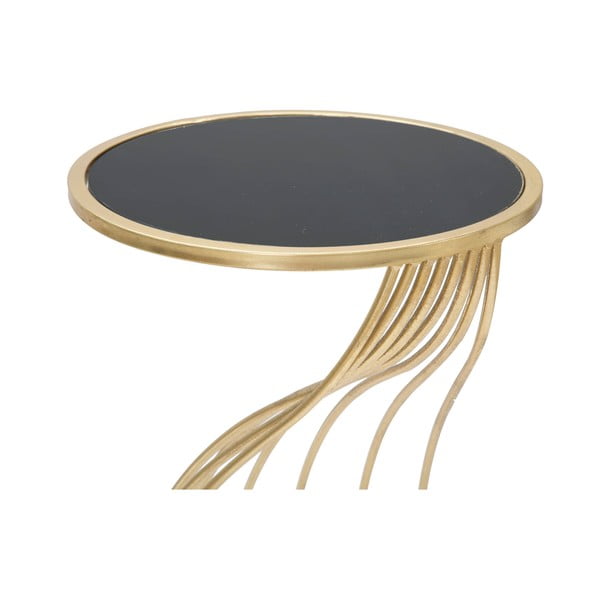 Apaļš sānu galdiņš ar stikla galda virsmu ø 35 cm Flush – Mauro Ferretti-image-4