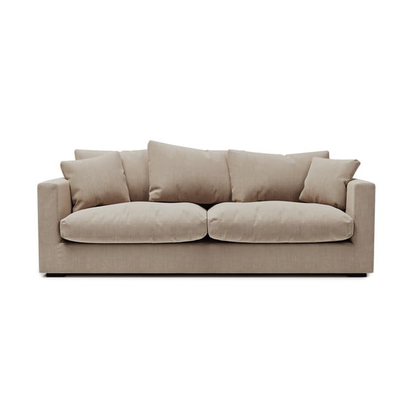Krēmkrāsas velveta dīvāns 220 cm Comfy – Scandic