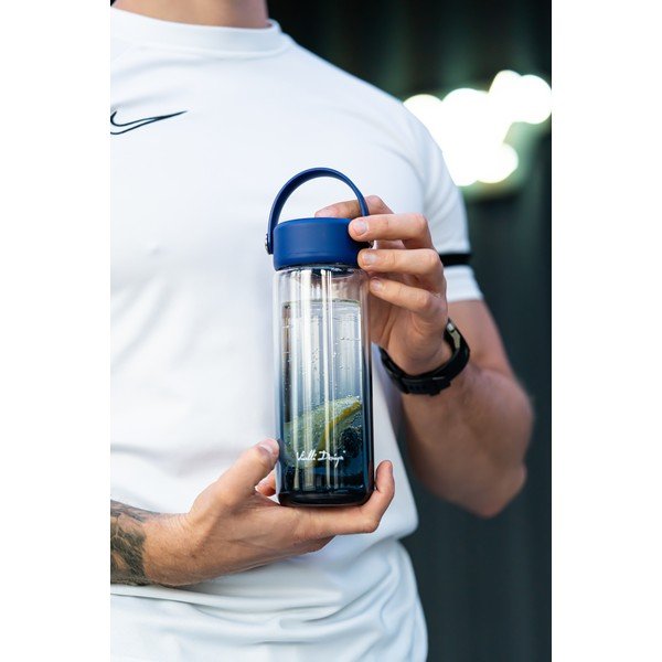 Zila stikla pudele 350 ml Fuori – Vialli Design-image-1