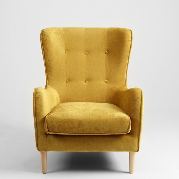 Dzeltens Custom Form Cozyboy krēsls-image-1