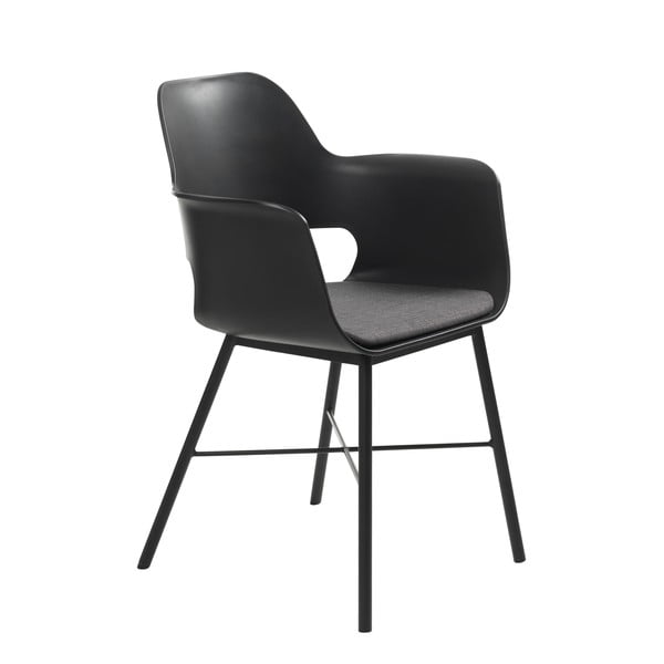 Melns pusdienu krēsls Unique Furniture Wrestler