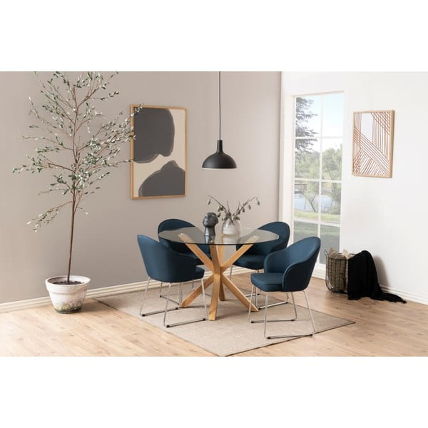 Ēdamgalds ar stikla virsmu Actona Heaven, ⌀ 119 cm-image-3