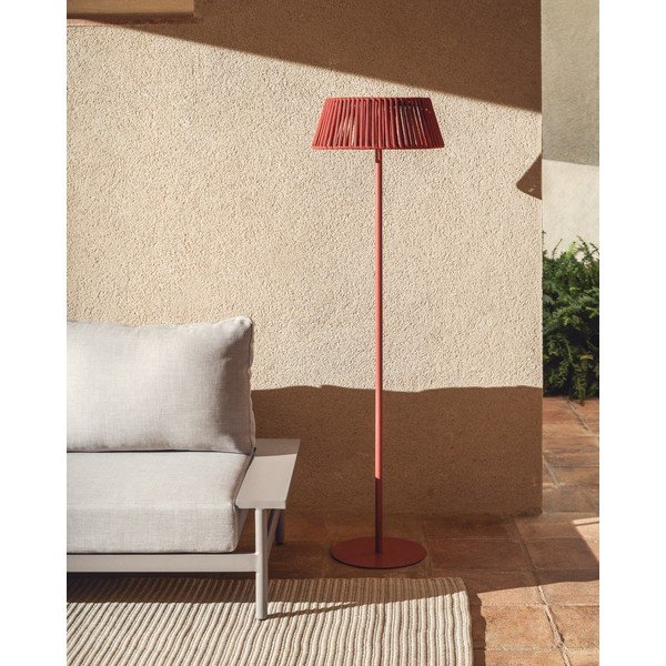 LED pārvietojams/grīdas āra gaismeklis ar saules baterijām (augstums 160 cm) Aldet – Kave Home-image-1
