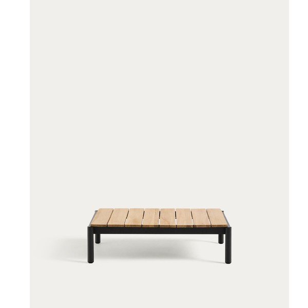 Tīkkoka masīvkoka dārza kafijas galdiņš 89x91 cm Sorells – Kave Home-image-3