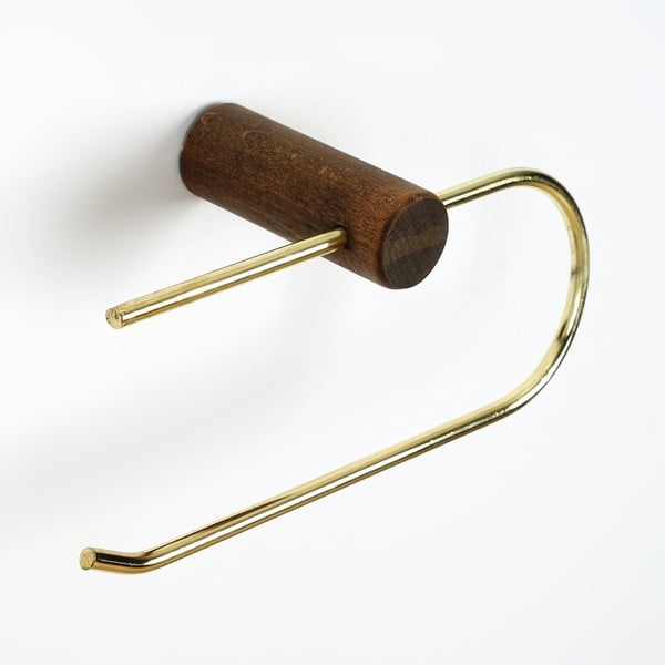 Sienas koka turētājs tualetes papīram – Kalune Design-image-4