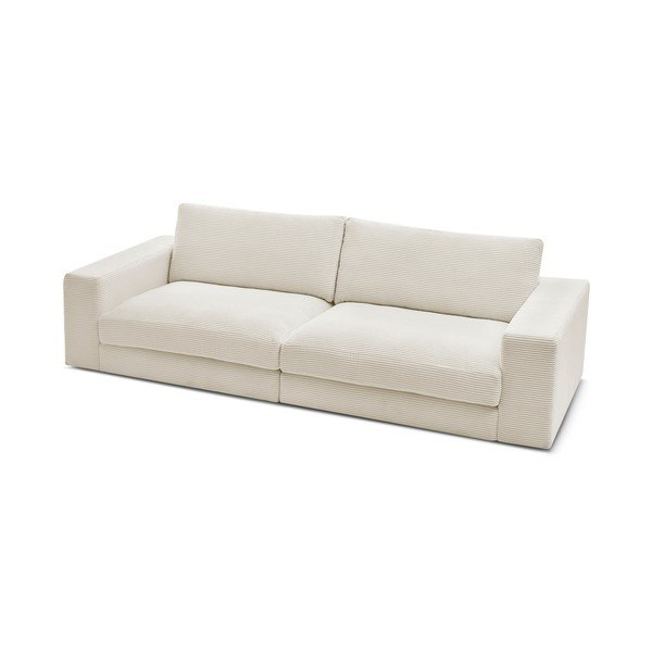 Bēšs velveta dīvāns 274 cm Leonard – Bobochic Paris-image-3