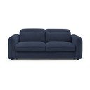 Tumši zils dīvāns 216 cm Achille – Bobochic Paris