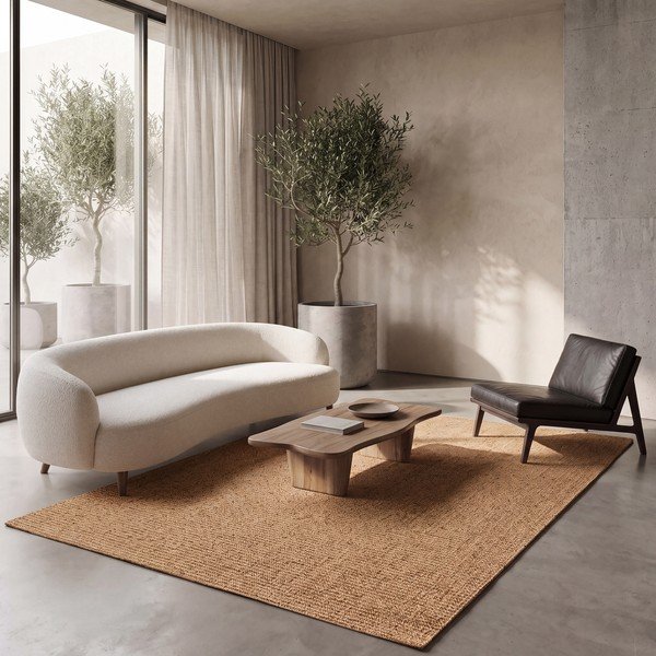 Dabīga toņa paklājs 120x170 cm Lumen Liso – Universal-image-1