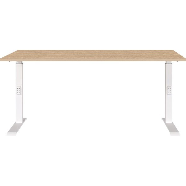 Regulējams darba galds ar ozolkoka imitācijas galda virsmu 80x160 cm Downey – Germania-image-1