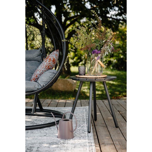 Pelēks dārza galds Bonami Essentials Lounge, ø 51 cm-image-1