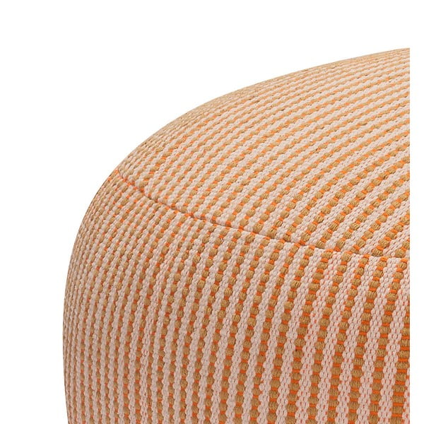 Oranžs pufs Mochi – Hübsch-image-3