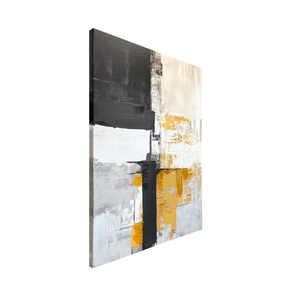 Attēls ar manuāli gleznotiem elementiem 70x100 cm Jade – Styler-image-3