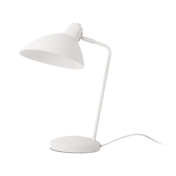 Balta galda lampa ar metāla abažūru (augstums 49 cm) Casque – Leitmotiv