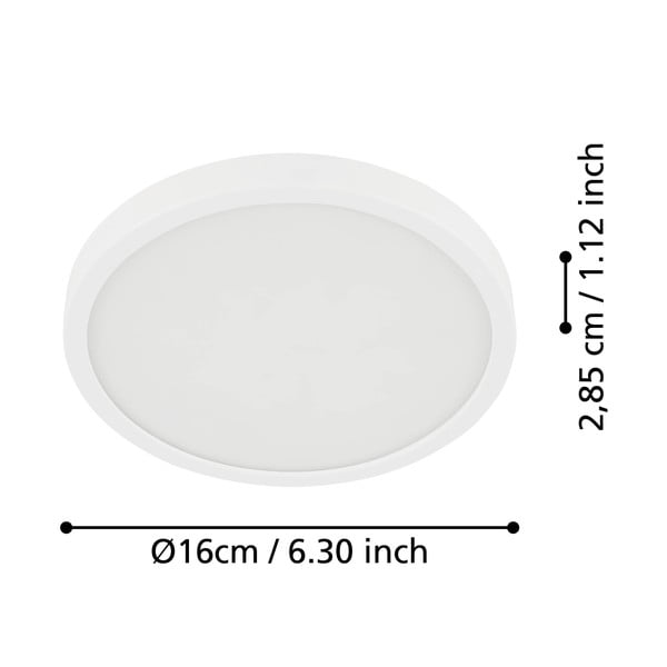Balta LED griestu lampa FUEVA 5 – EGLO-image-2
