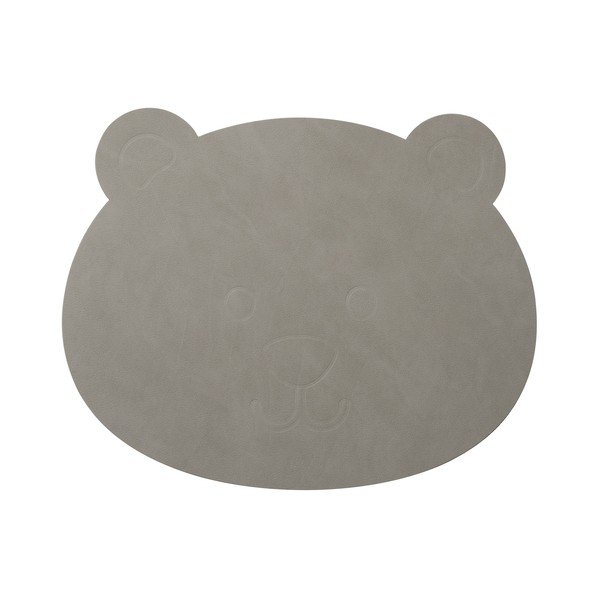Bērnu galda paliktnis no ekoloģiskās ādas 30x38 cm Bear Nupo – LIND DNA