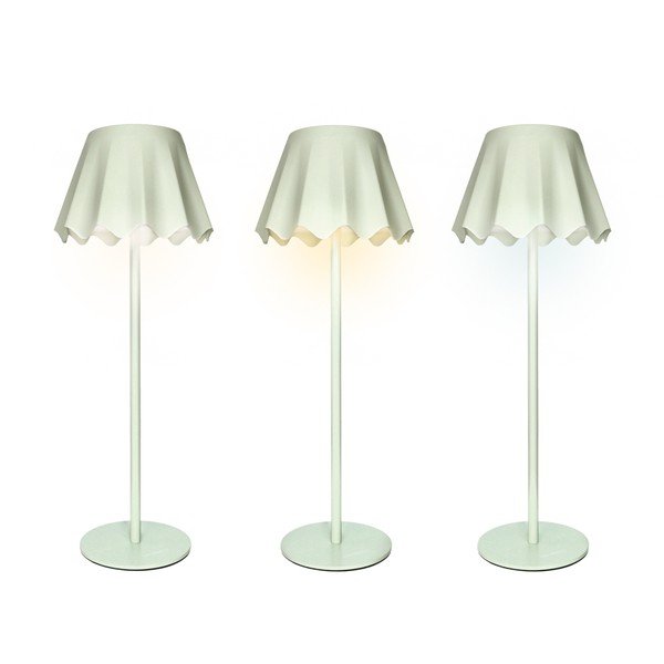 Gaiši zaļa metāla LED galda lampa ar regulējamu spilgtumu (augstums 36 cm) – Brandani-image-2