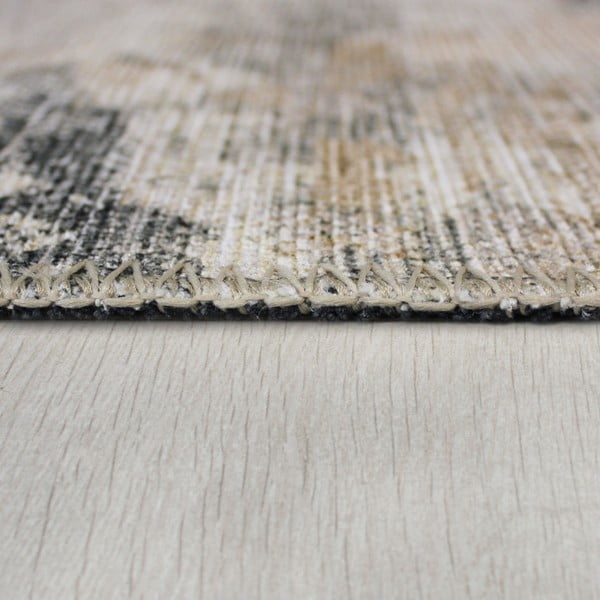 Pelēkbēšs mazgājams paklājs 115x170 cm Lila Abstract – Flair Rugs-image-4