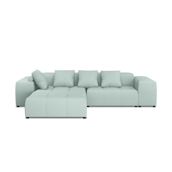 Zaļš stūra dīvāns (maināms stūris) Rome – Cosmopolitan Design 