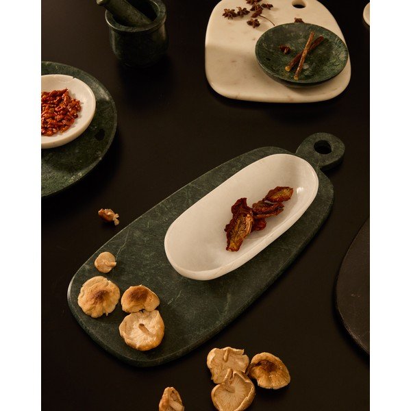 Marmora griešanas dēlis pasniegšanai 20 x 3 cm Obar – Kave Home-image-1