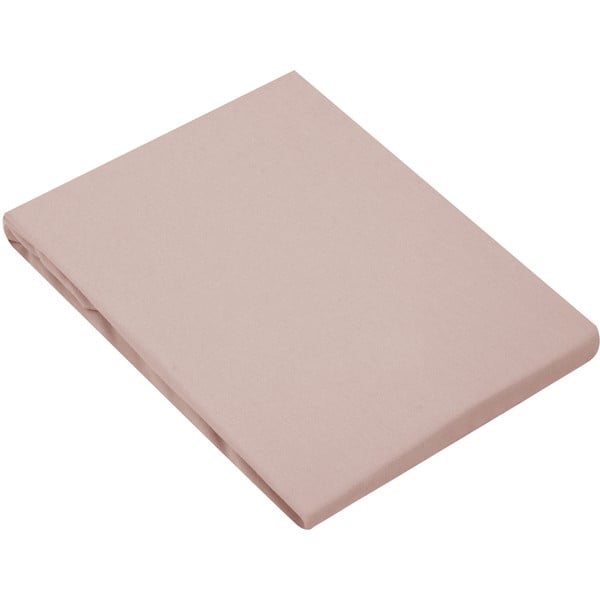 Rozā flaneļa palags Westwing Collection, 90 x 200 cm-image-2