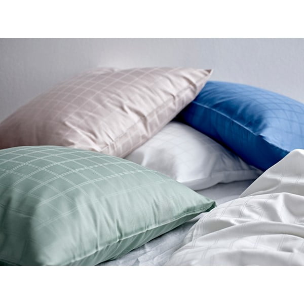 Gaiši zaļa damasta gultas veļa 140x200 cm Clear – Södahl-image-1