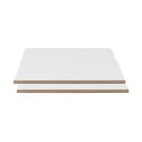 Baltas papildu ēdamgalda virsmas (2 gab.) 49x130 cm Single – Hammel Furniture