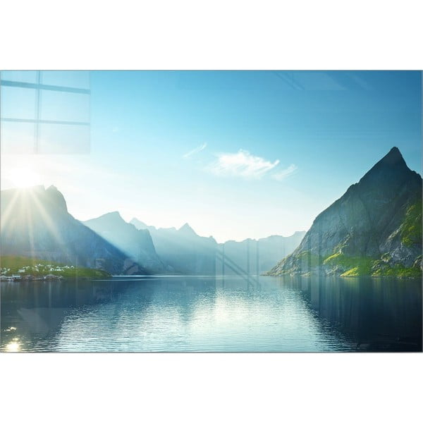 Stikla glezna 100x70 cm Fjord – Wallity