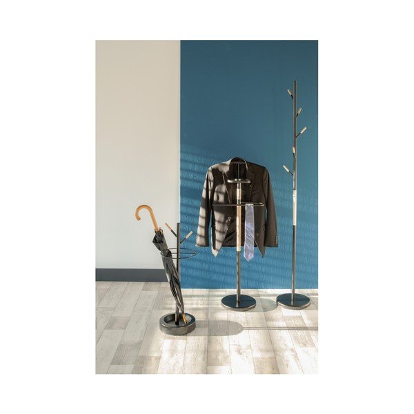 Melns statīvs ar koka detaļām Leitmotiv Dress Boy-image-1