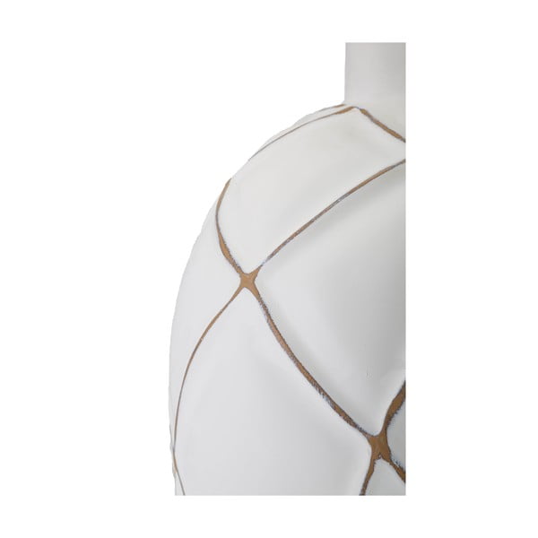 Balta/krēmkrāsas galda lampa ar auduma abažūru (augstums 60 cm) Lines – Mauro Ferretti-image-3