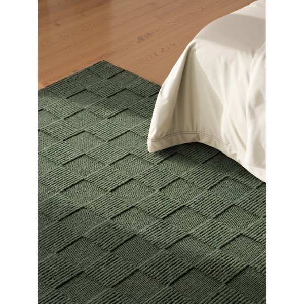 Tumši zaļš ar rokām darināts vilnas paklājs 200x300 cm Scala – Villeroy&Boch-image-3