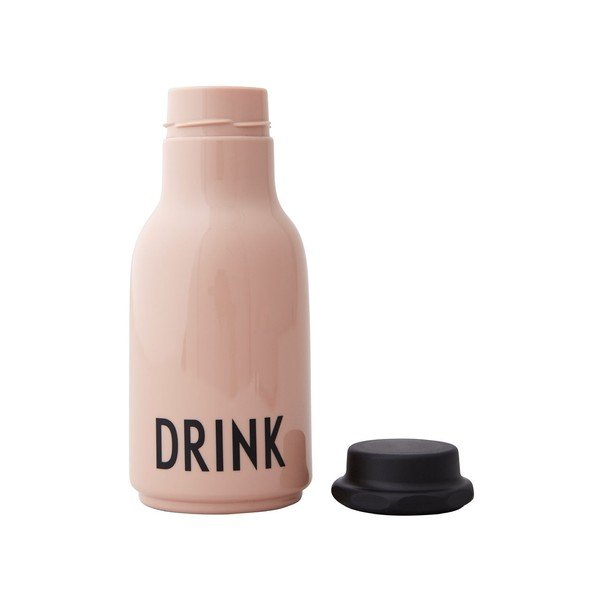 Rozā bērnu pudelīte Design Letters Drink, 330 ml-image-2