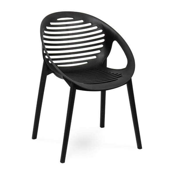 Melns dārza krēsls Bonami Essentials Joanna