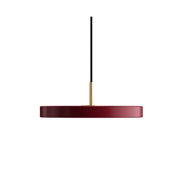 Sarkana LED piekaramā lampa ar metāla abažūru ø 31 cm Asteria Mini – UMAGE-image-3