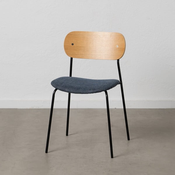 Zili/dabīga toņa pusdienu krēsli (4 gab.) Moe – Ixia-image-1