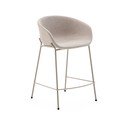 Bēšs bāra krēsls (sēdekļa augstums 65 cm) Yvette – Kave Home