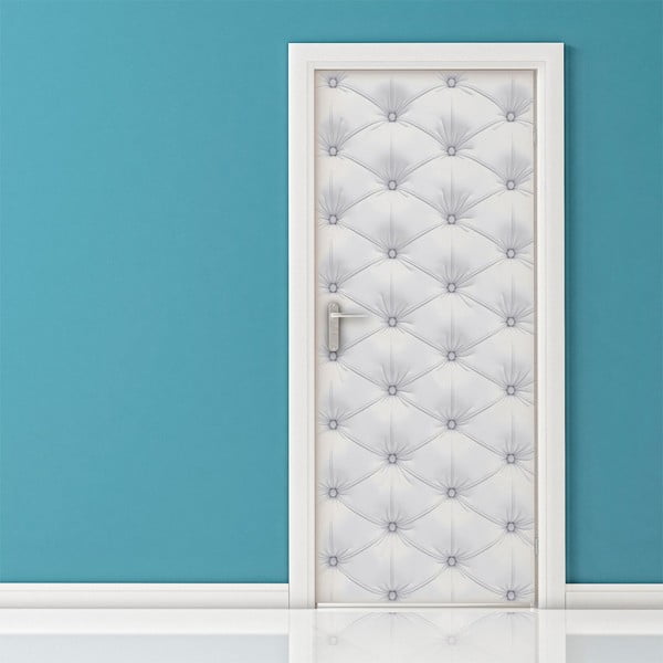 Uzlīme durvīm Ambiance White Polsterētas durvis, 83 x 204 cm