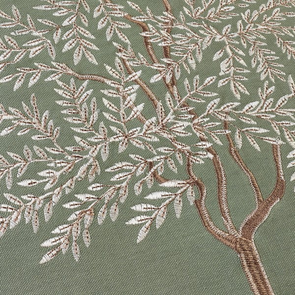 Kokvilnas dekoratīvais spilvens 45x45 cm Woodland Trees Embroidered – Catherine Lansfield-image-2