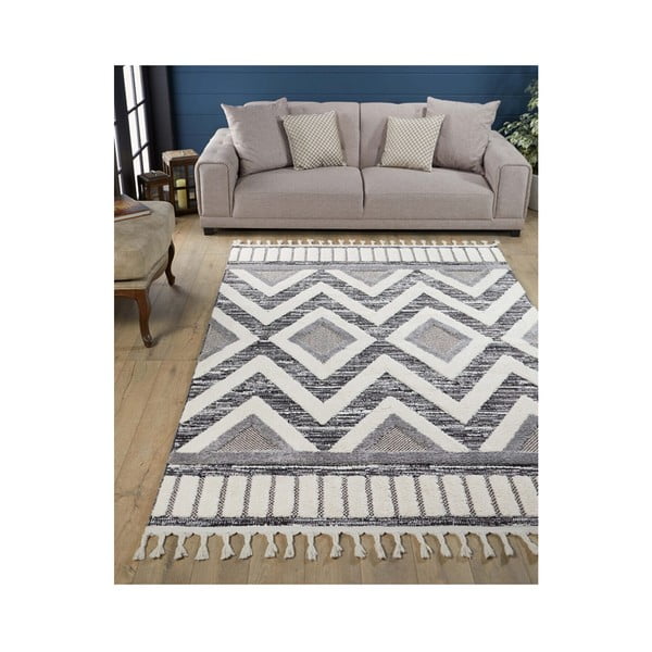 Pelēks paklājs 230x160 cm Shaggy - Mila Home-image-1