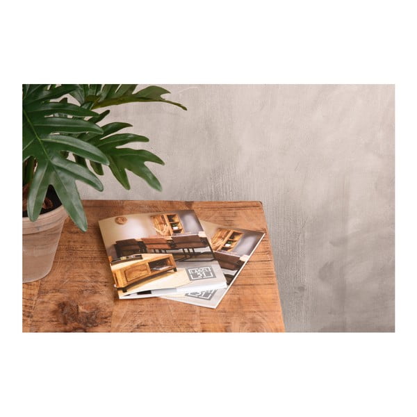 Melns kafijas galdiņš ar mango koka virsmu LABEL51 Box-image-1