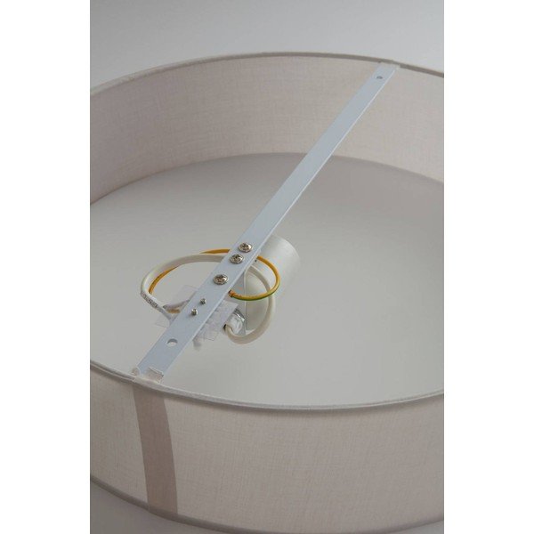 Bēša tekstila griestu lampa ø 40 cm Allan – Jotex-image-4