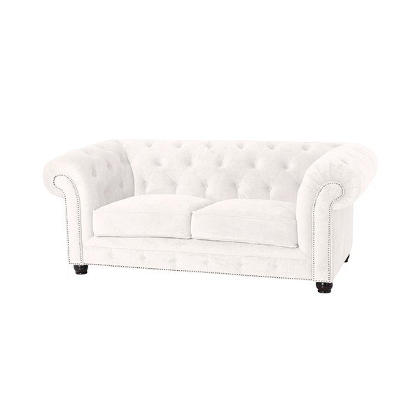 Max Winzer Orleans Velvet krēmkrāsas dīvāns, 196 cm-image-1