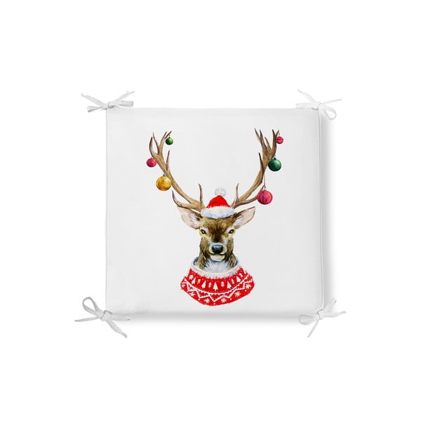 Minimālistisks spilvena pārvalks Merry Reindeer, 42 x 42 cm