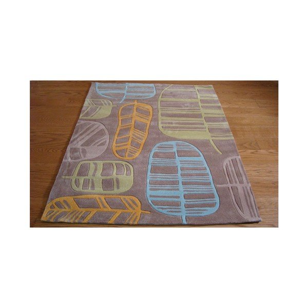 Paklājs Fossil Leaf 80x150 cm, brūns-image-2